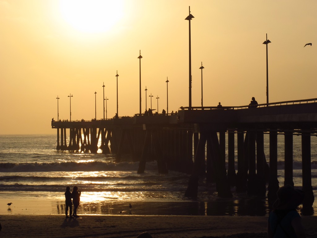 California-sunset-Venice-Beach-pier