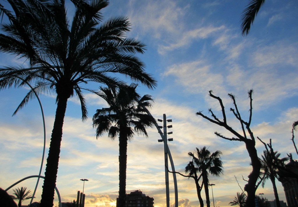 Barcelona-sunset-Port-Vell