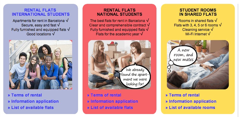 rent-flat-international-student-barcelona