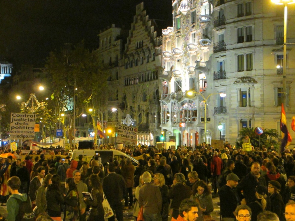 Spanish Protests: The N14 Vaga General in Barcelona