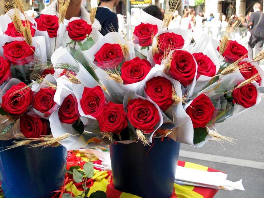 Sant Jordi - a.k.a. Catalan Valentine's Day - Barcelona Blonde